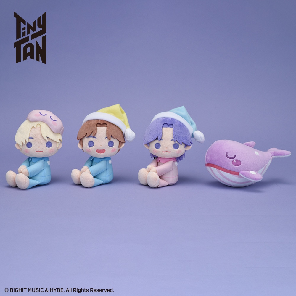 TinyTAN Sweet Dreams モアプラスくっつきぬいぐるみ “Jimin＆V＆Jung Kook＆Whale”