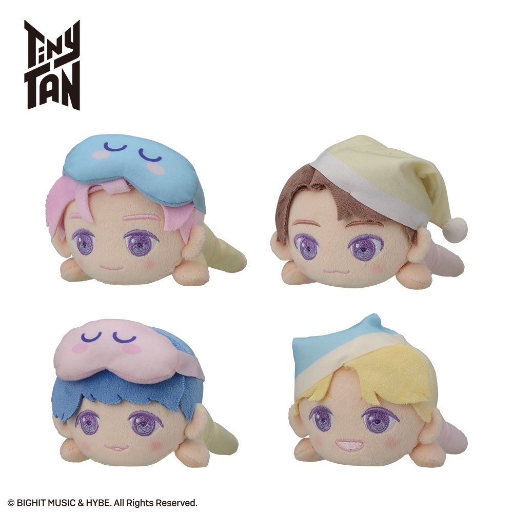 TinyTANSweetDreams寝そべりモアプラスぬいぐるみ“RM&Jin&SUGA&j-hope”