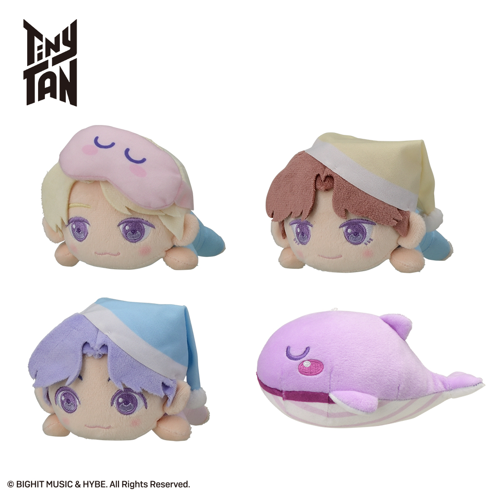 TinyTANSweetDreams寝そべりモアプラスぬいぐるみ“Jimin&V&Jung Kook&Whale”